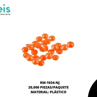 REMACHES PLANCHABLES DIAMANTADO RM-1034-NJ 3mm 20 MILL/PQT NARANJA