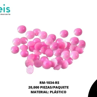 REMACHES PLANCHABLES DIAMANTADO RM-1034-RS 3mm 20 MILL/PQT ROSA
