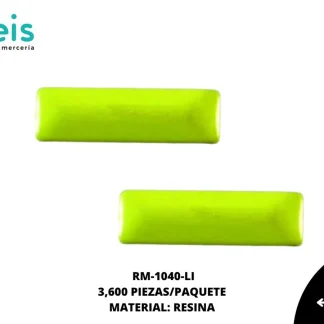 REMACHES PLANCHABLES PALITO NEON RM-1040-LI 10mmX3mm 3,600 PZ/PQT LIMON
