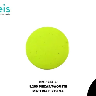 REMACHES PLANCHABLES REDDONDO NEON RM-1046-LI 10mm 1,200 PZ/PQT LIMON
