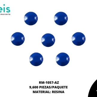 REMACHES PLANCHABLES DIAMANTADO NEON RM-1057-AZ 4mm 9,600 PZ/PQT AZUL