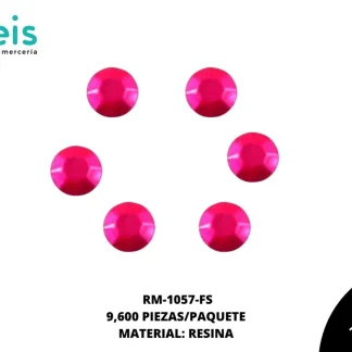 REMACHES PLANCHABLES DIAMANTADO NEON RM-1057-FS 4mm 9,600 PZ/PQT FUCSIA