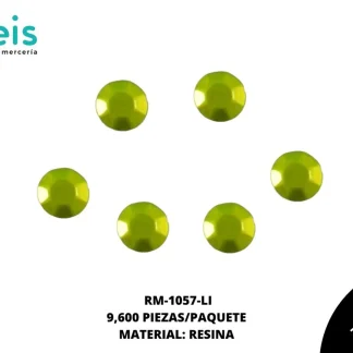 REMACHES PLANCHABLES DIAMANTADO NEON RM-1057-LI 4mm 9,600 PZ/PQT LIMON