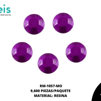REMACHES PLANCHABLES DIAMANTADO NEON RM-1057-MO 4mm 9,600 PZ/PQT MORADO
