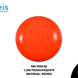 REMACHES PLANCHABLES RM-1058-NJ 8mm 1,200 PZ/PQT NARANJA