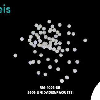 MEDIA PERLA ADHESIVA RED 8mm REF: SP-9 BLANCO BOREAL 4250 u/pqt(.5kg)