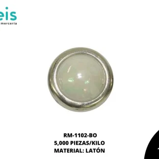 REMACHES METAL TACHE CIRCULAR RM-1102-BO 10mm 5 MILL/PQT BOREAL