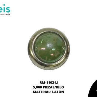 REMACHES METAL TACHE CIRCULAR RM-1102-LI 10mm 5 MILL/PQT LIMON