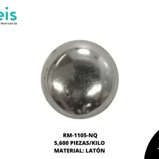 REMACHES METAL TACHE REDONDO RM-1105-NQ 6mm 5,600 PZ/KG NIQUEL
