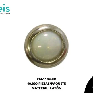 REMACHES METAL TACHE CIRCULAR RM-1109-BO 6mm 10 MILL/PQT BOREAL