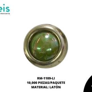 REMACHES METAL TACHE CIRCULAR RM-1109-LI 6mm 10 MILL/PQT LIMON
