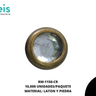 REMACHES METAL TACHE RM-1150-CR 6mm 10 MIL/PQT CRISTAL