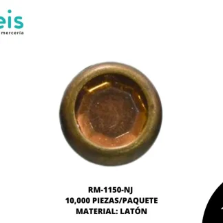 REMACHES METAL TACHE PIEDRA RM-1150-NJ 6mm 10 MILL/PQT NARANJA