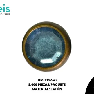 REMACHES METAL TACHE PIEDRA RM-1152-AC 10mm 5 MILL/PQT CELESTE
