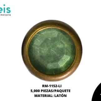 REMACHES METAL TACHE PIEDRA RM-1152-LI 10mm 5 MILL/PQT LIMON