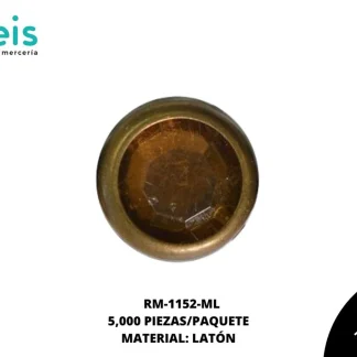 REMACHES METAL TACHE PIEDRA RM-1152-ML 10mm 5 MILL/PQT MIEL