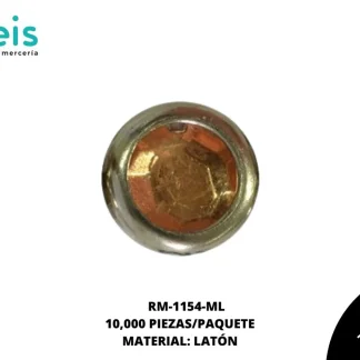 REMACHES METAL TACHE PIEDRA RM-1154-ML 6mm 10 MILL/PQT MIEL