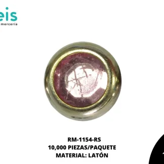 REMACHES METAL TACHE PIEDRA RM-1154-RS 6mm 10 MILL/PQT ROSA