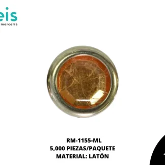 REMACHES METAL TACHE PIEDRA RM-1155-ML 8mm 5 MILL/PQT MIEL