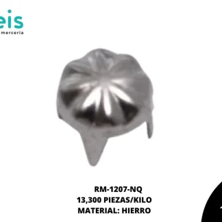 REMACHES METAL TACHE CIRCULAR RM-1207-NQ 5mm 13.3 MILL/PQT NIQUEL