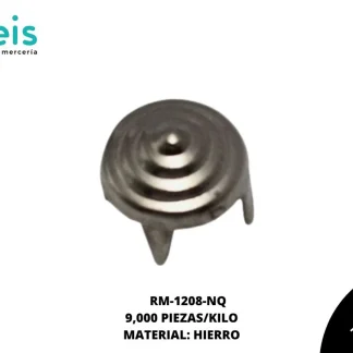 REMACHES METAL TACHE CIRCULAR RM-1208-NQ 7mm 9 MILL/PQT NIQUEL