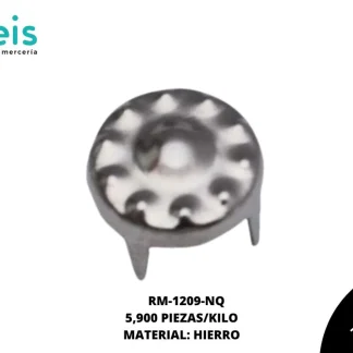 REMACHES METAL TACHE CIRCULAR RM-1209-NQ 7mm 5.9 MILL/PQT NIQUEL