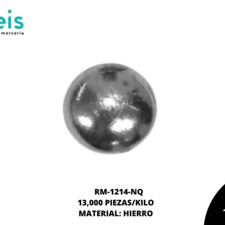 REMACHES METAL TACHE REDONDO RM-1214-NQ 5mm 13 MILL/PQT NIQUEL