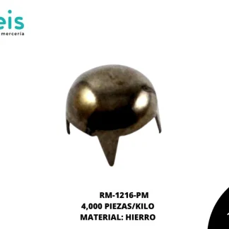 REMACHES METAL TACHE REDONDO RM-1216-PM 9mm 4 MILL/KILO PLOMO