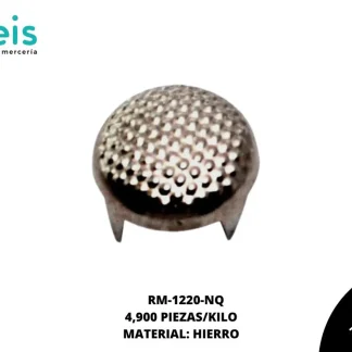 REMACHES METAL TACHE REDONDO RM-1220-NQ 8mm 4,900 PZ/KILO NIQUEL