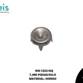 REMACHES METAL TACHE REDONDO RM-1223-NQ 7mm 7,400 PZ/PQT NIQUEL