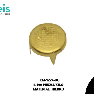 REMACHES METAL TACHE FIGURA RM-1224-DO 10mm 4,100 PZ/PQT DORADO