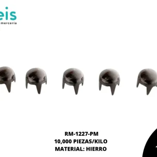 REMACHES METAL TACHE REDONDO RM-1227-PM 4mm 10,000 PZ/KILO PLOMO