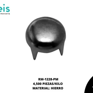 REMACHES METAL TACHE REDONDO RM-1228-PM 8mm 4,500 PZ/KILO PLOMO
