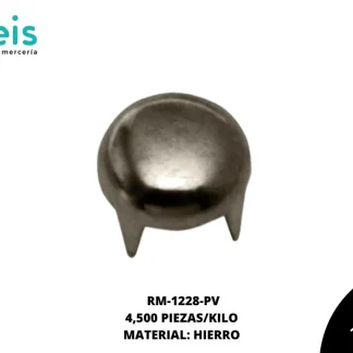 REMACHES METAL TACHE REDONDO RM-1228-PV 8mm 4,500 PZ/KILO VIEJO