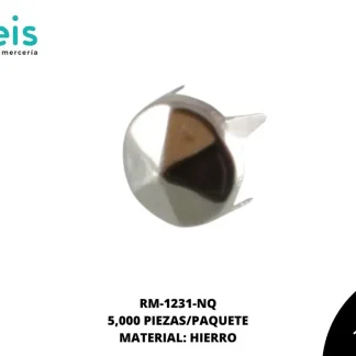REMACHES METAL TACHE REDONDO RM-1231-NQ 8mm 5,000 PZ/PQT NIQUEL