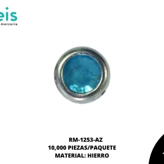 REMACHES METAL TACHE PIEDRA RM-1253-AZ 6mm 10,000 PPZ/PQT AZUL