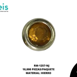 REMACHES METAL TACHE PIEDRA RM-1257-NJ 7mm 10,000 PPZ/PQT NARANJA