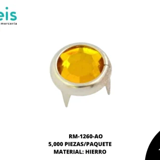 REMACHES METAL TACHE PIEDRA RM-1260-AO 9mm 5,000 PZ/PQT AMARILLO