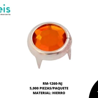 REMACHES METAL TACHE PIEDRA RM-1260-NJ 9mm 5,000 PZ/PQT NARANJA