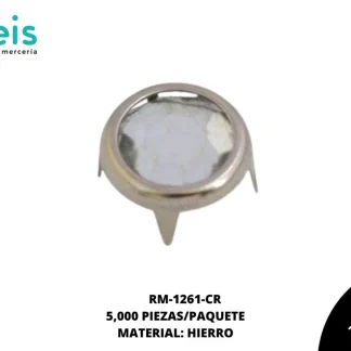 REMACHES METAL TACHE PIEDRA RM-1261-CR 9mm 5,000 PZ/PQT CRISTAL