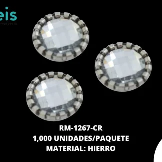 REMACHES METAL TACHE PIEDRA RM-1267-CR 10mm 1,000 PZ/PQT CRISTAL