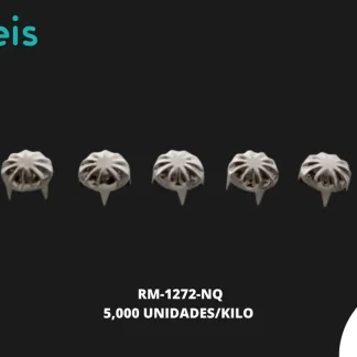 REMACHES METAL TACHE REDONDO RM-1272-NQ 9mm 5 MILL/KILO NIQUEL