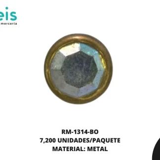 REMACHES METAL TACHE PIEDRA ADHESIVO RM-1314-BO 8mm 7,200 PZ/PQT BOREAL
