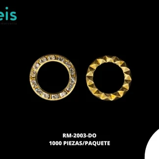 REMACHES METAL OJILLO PIEDRA RM-2003-DO 22mm 1,000 PZ/PQT DORAOD