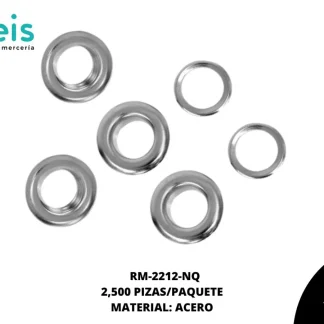 OJILLO LATON BASE ACERO 5/16(8mm) REF: 600 NIQUEL 2.5 mill/pqt
