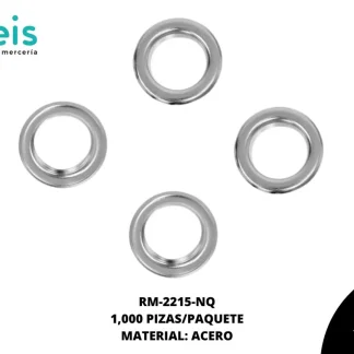 OJILLO LATON BASE ACERO (12mm) REF: 1000 NIQUEL 1 mill/pqt