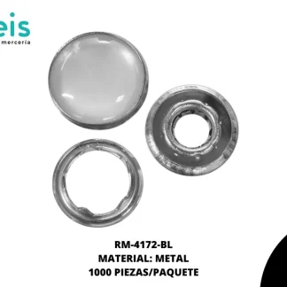 REMACHES METAL BROCHE PERLA RM-4172-BL 11mm 1,000 PZ/PQT BLANCO