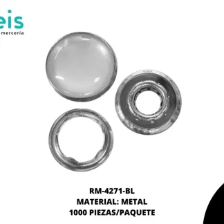 REMACHES METAL BROCHE RM-4271-BL 9.5mm 1,000 PZ/PQT BLANCO