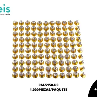 REMACHES PLASTICO PIOLIN RM-5150-DO 5mmX3mm 1,000 PZ/PQT DORADO