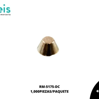 REMACHES METAL CODO RM-5175-DC 7mmX5mm 1,000 PZ/PQT DORADO